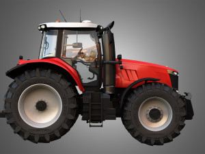 massey ferguson -7719 tractor 3D-Modell