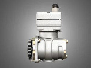 air brake compressor - one piston - dd5 diesel engine 3D Model