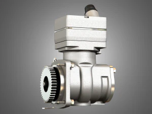 air brake compressor - one piston - dd5 diesel engine 3D Model