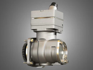 air brake compressor - one piston - dd5 diesel engine 3D Model