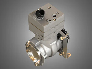 air brake compressor - one piston - dd5 diesel engine 3D Model