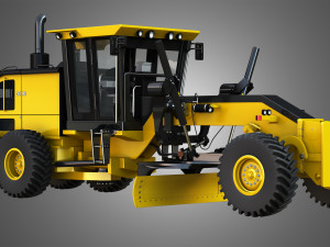 870ggp- grader 3D Модель
