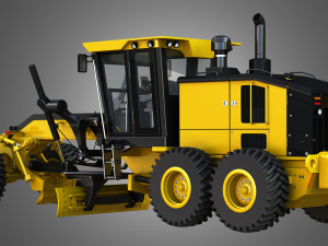 870ggp- grader 3D Модель