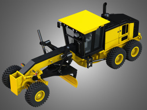 870ggp- grader 3D Модель