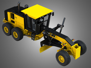 870ggp- grader 3D Модель