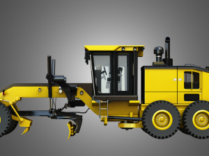 870ggp- grader 3D Модель