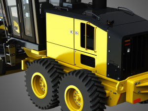 870ggp- grader 3D Модель