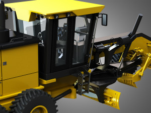 870ggp- grader 3D Модель