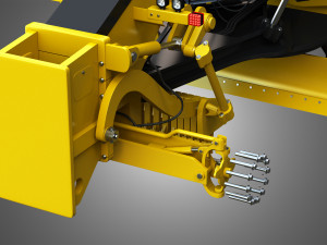 870ggp- grader 3D Модель