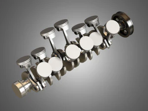 v12 エンジン - 12 気筒 3Dモデル