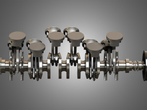 v12 engine-12 cylinders 3Dモデル