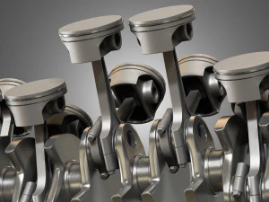 v12 エンジン - 12 気筒 3Dモデル