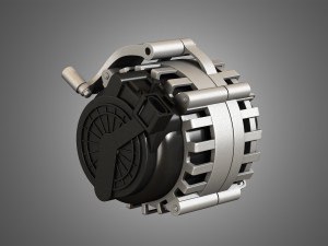engine alternator Modèle 3D