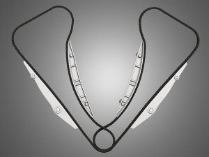 engine chains Model 3D