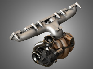 exhaust manifold Modelo 3D