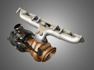 exhaust manifold Modelo 3D