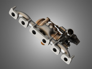 exhaust manifold Modelo 3D