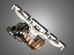 exhaust manifold Modelo 3D