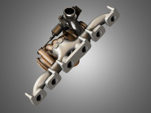 exhaust manifold Modelo 3D