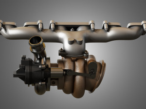 exhaust manifold Modelo 3D