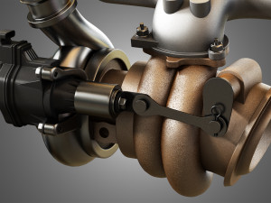 exhaust manifold Modelo 3D