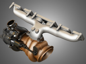 exhaust manifold Modelo 3D