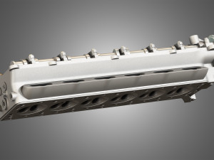 valves head with camshafts Modèle 3D