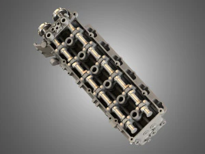 valves head with camshafts 3D Model