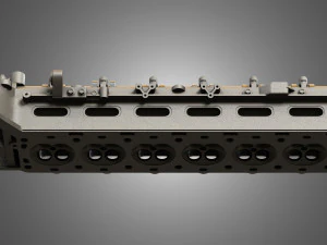 valves head with camshafts 3D Model
