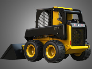 332d skid steer Model 3D