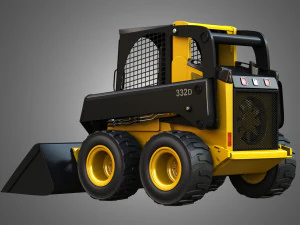 332d skid steer 3D Model