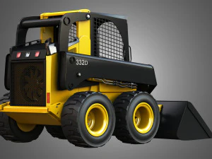 332d skid steer 3D Model