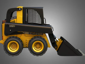 332d skid steer 3D Model