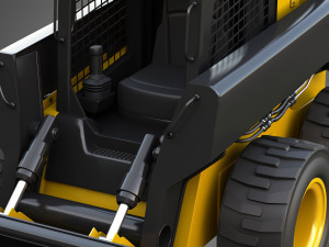 332d skid steer Model 3D