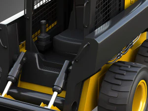332d skid steer 3D Model