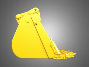 excavator bucket - 6015b hydraulic mining shovel 3D Model