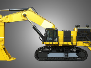 6015b - hydraulic mining shovel 3Dモデル