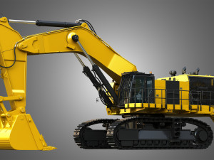 6015b - hydraulic mining shovel 3Dモデル
