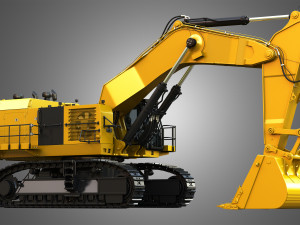6015b - hydraulic mining shovel 3Dモデル