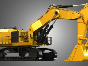 6015b - hydraulic mining shovel 3D Model