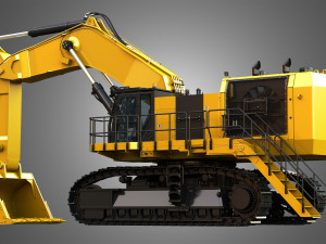 6015b - hydraulic mining shovel 3Dモデル