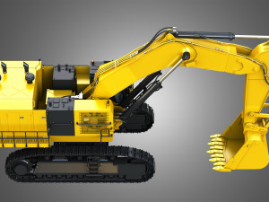 6015b - hydraulic mining shovel 3Dモデル