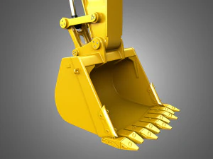 6015b - hydraulic mining shovel 3D Model