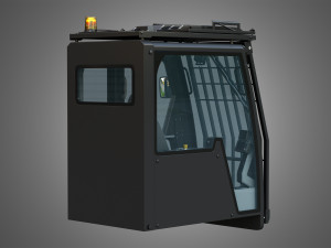 driving cabin - 6015b hydraulic mining shovel Modello 3D