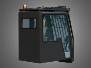 driving cabin - 6015b hydraulic mining shovel 3D Model