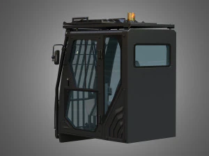 driving cabin - 6015b hydraulic mining shovel 3D Model