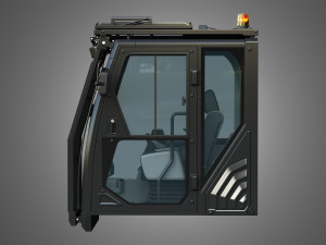 driving cabin - 6015b hydraulic mining shovel Modello 3D