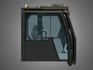 driving cabin - 6015b hydraulic mining shovel 3D Model