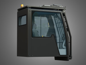 driving cabin - 6015b hydraulic mining shovel Modello 3D