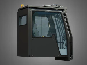 driving cabin - 6015b hydraulic mining shovel 3D Model
